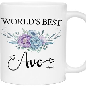CafePress "World's Best AVO" Mug - 11 Oz Ceramic Coffee Mug, Dishwasher Safe - View #9