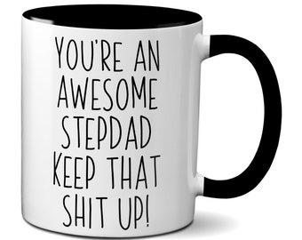 Funny Stepdad Gifts, Mug for Stepdad, Gag Gift for Stepdad, Funny Stepdad Coffee Mug, Stepdad Birthday Gift, Father's Day Stepfather Gift