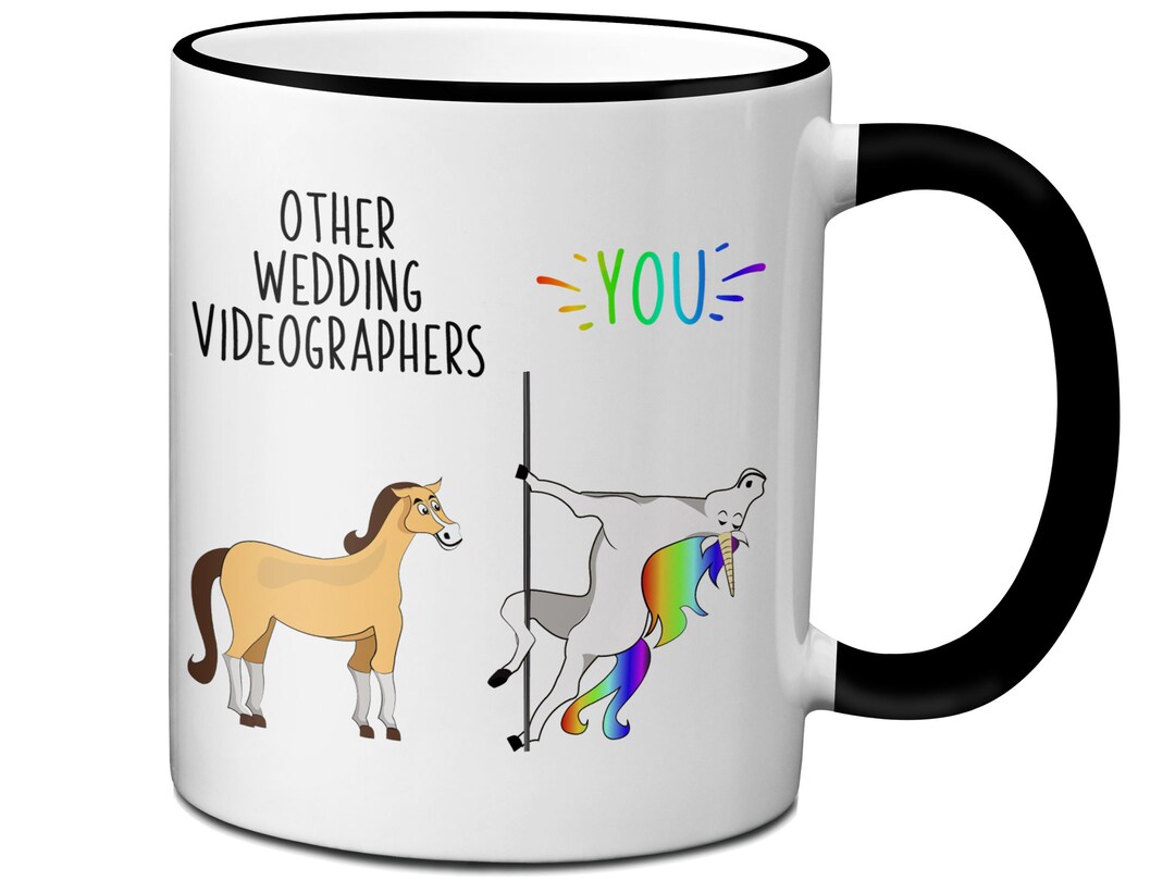 Wedding Videographer Gift Idea, Funny Other Wedding Videographers You Unicorn Mug, Wedding
