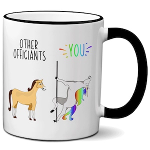 Funny Officiant Gifts, Officiant Appreciation Gifts, Other Officiants You Unicorn Mug, Wedding Officiant Coffee Mug, Officiant Unicorn Cup