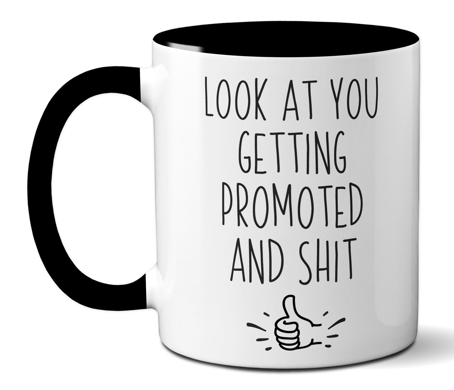 Job Promotion Gifts Promotion Gag Mug Funny Gifts For Job Etsy