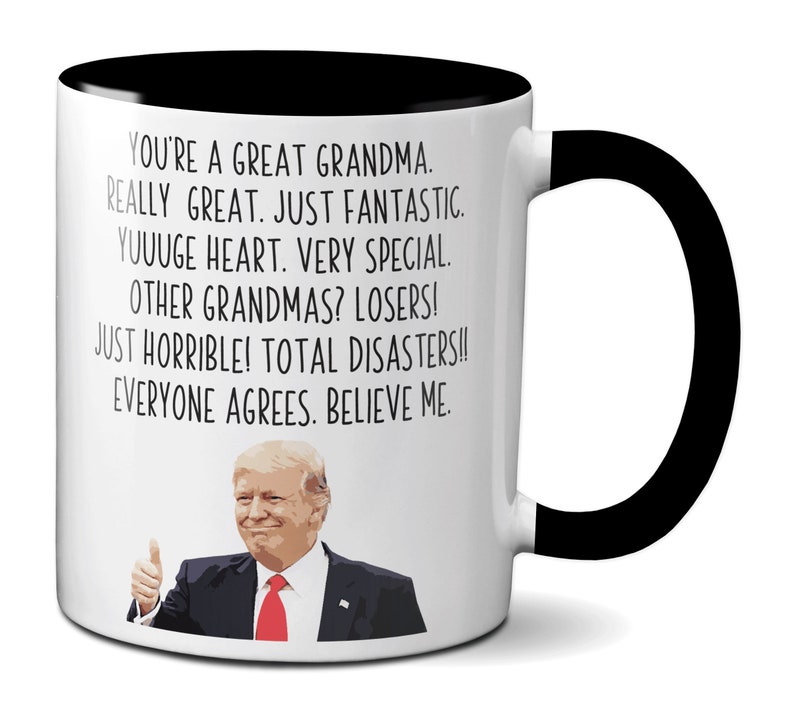 Funny Trump Grandma Coffee Mug President Donald Trump Themed | Etsy