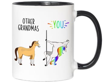 Grandma Funny Gifts,  Other Grandmas You Unicorn Gag Mug,  Grandmother Cup,  Mother's Day Birthday Christmas Cup for Grandma
