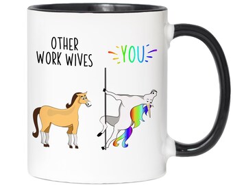 Funny Work Wife Gifts, Other Work Wives You Unicorn Mug, Work Wife Gag Gift, Work Wife Appreciation Gifts, Work Wife Coworker Job Joke Prank
