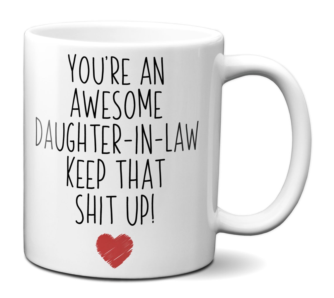Funny Daughterinlaw Gifts Daughterinlaw Coffee Mug Etsy
