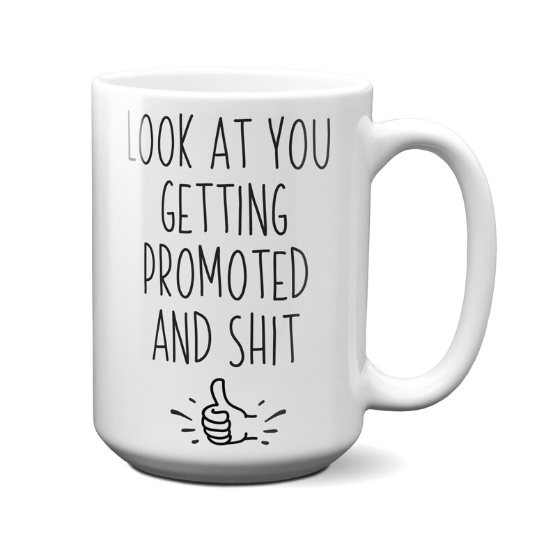 Job Promotion Gifts Promotion Gag Mug Funny Gifts for Job Etsy