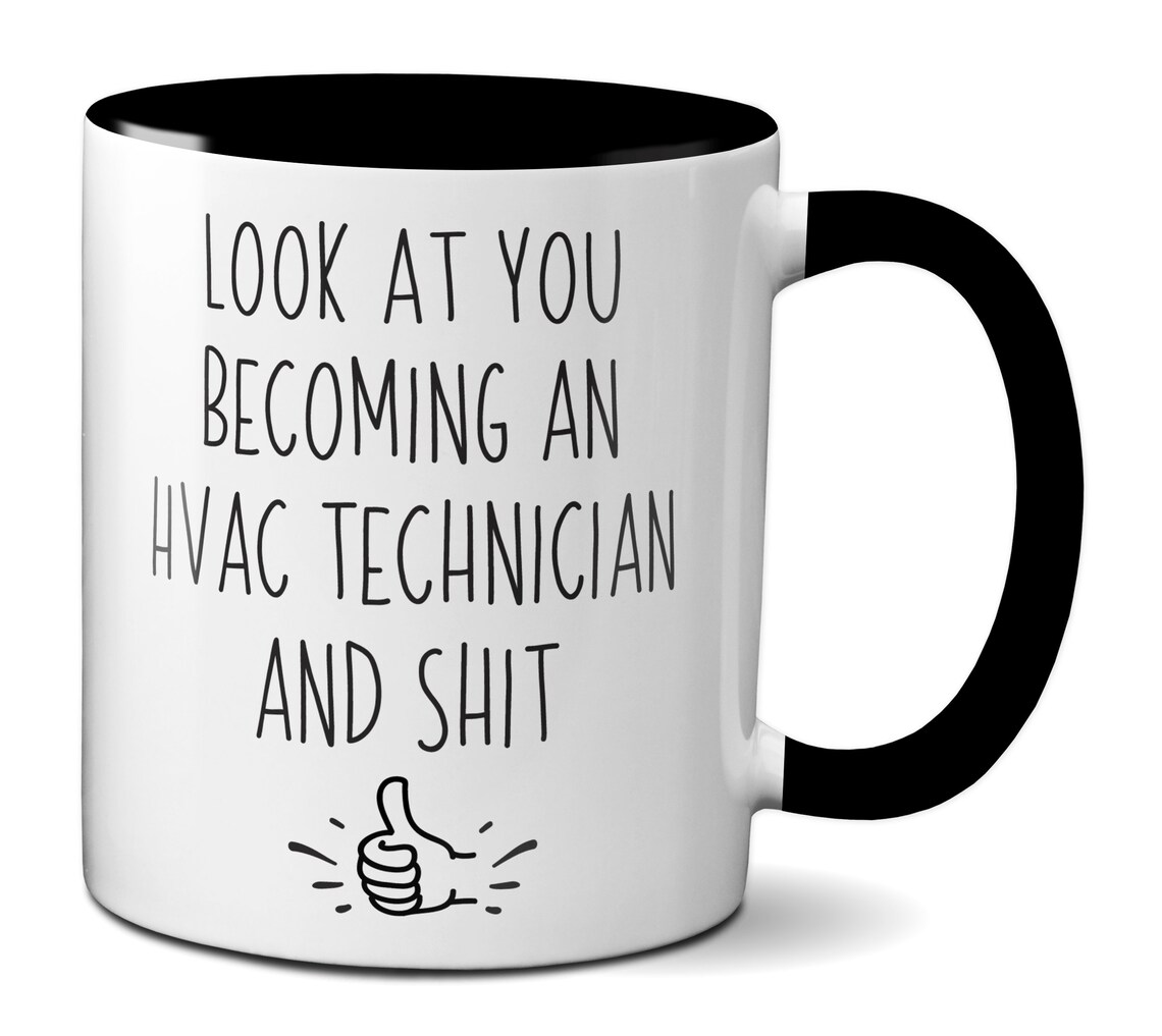 HVAC Technician Graduation Gift HVAC Technician to Be Mug Etsy