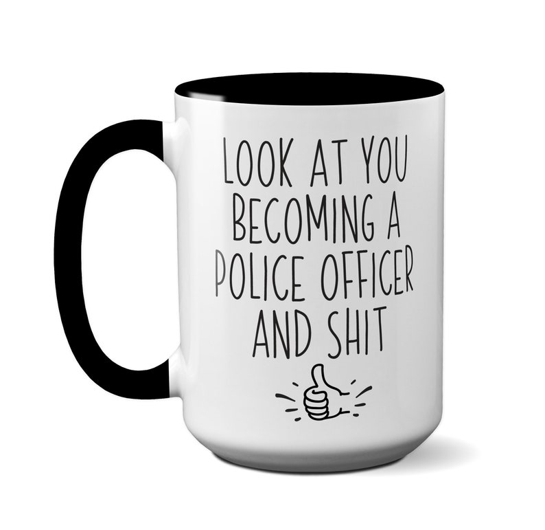 Police Officer to Be Gag Gift Funny Police Academy Graduation Etsy