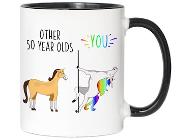 50th Birthday Gifts - Funny Other 50 Year Olds Unicorn Coffee Mug -  50 Years Old Cup - Funny 50th Birthday Gift - 50th Anniversary Gifts