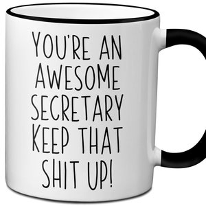 Secretary Funny Gifts, Secretary Mug, Secretary Appreciation Gift, Secretary Gag Gift, School Secretary Gift, Secretary Coffee Mug