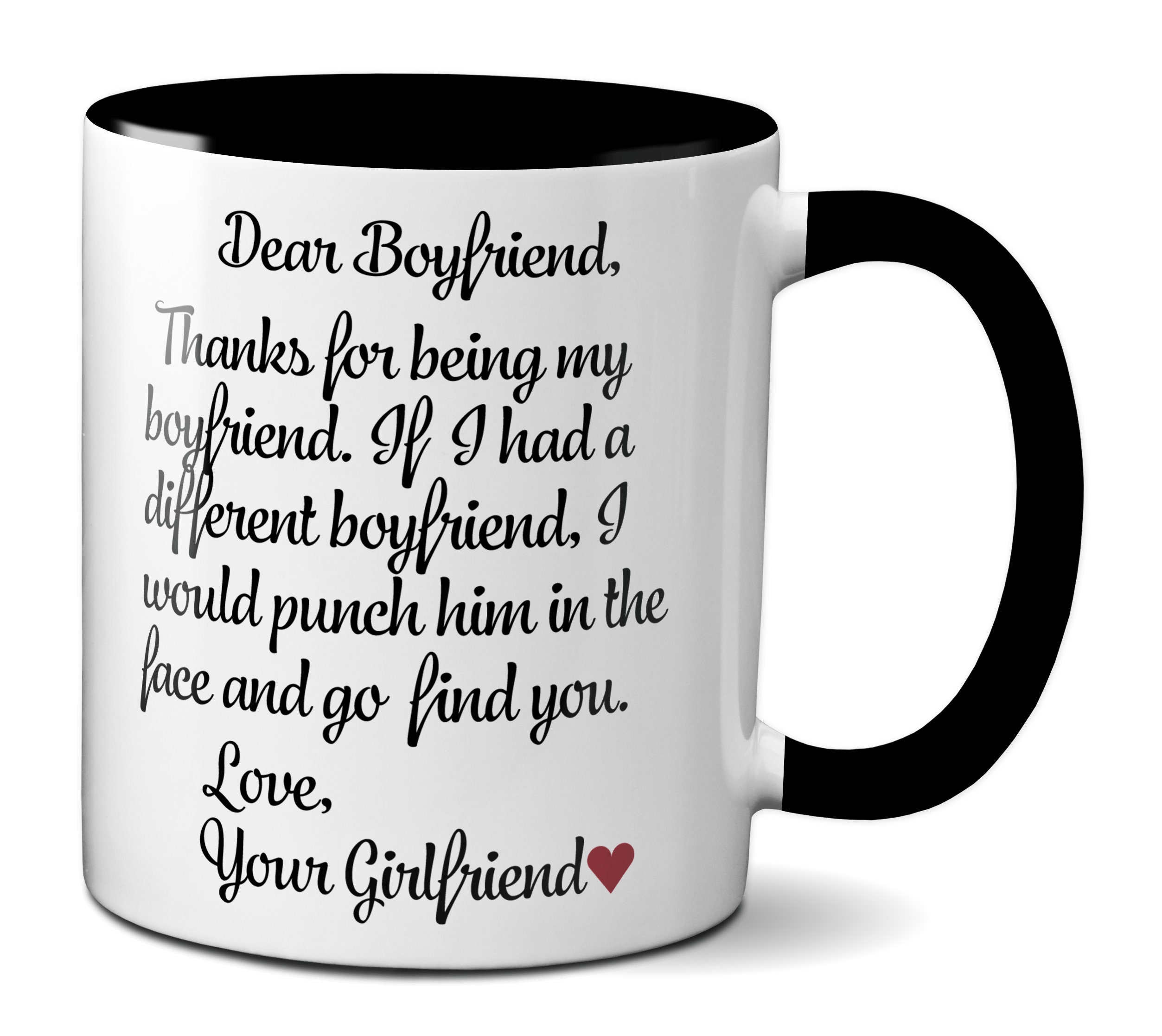 Gifts For Boyfriends Boyfriend Thank You Gift Funny Etsy