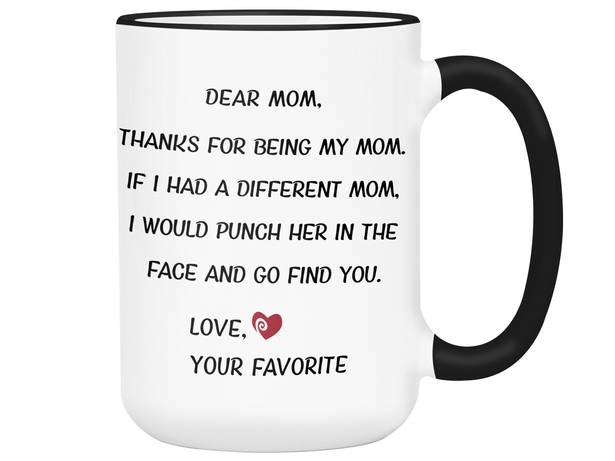 thanks for the big boobs gene.. cute funny mother's day gift
