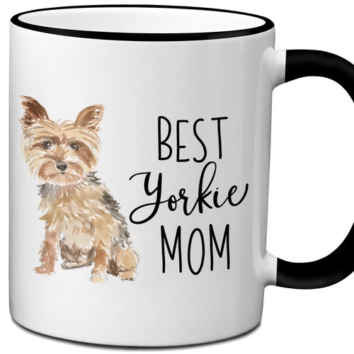 Yorkie Mom Gift Yorkie Mom Mug Yorkshire Terrier Gifts Etsy