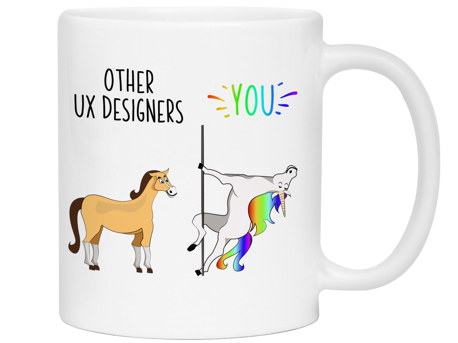 UX Designer Funny Gifts, Other UX Designers You Unicorn Funny Mug, Ux ...