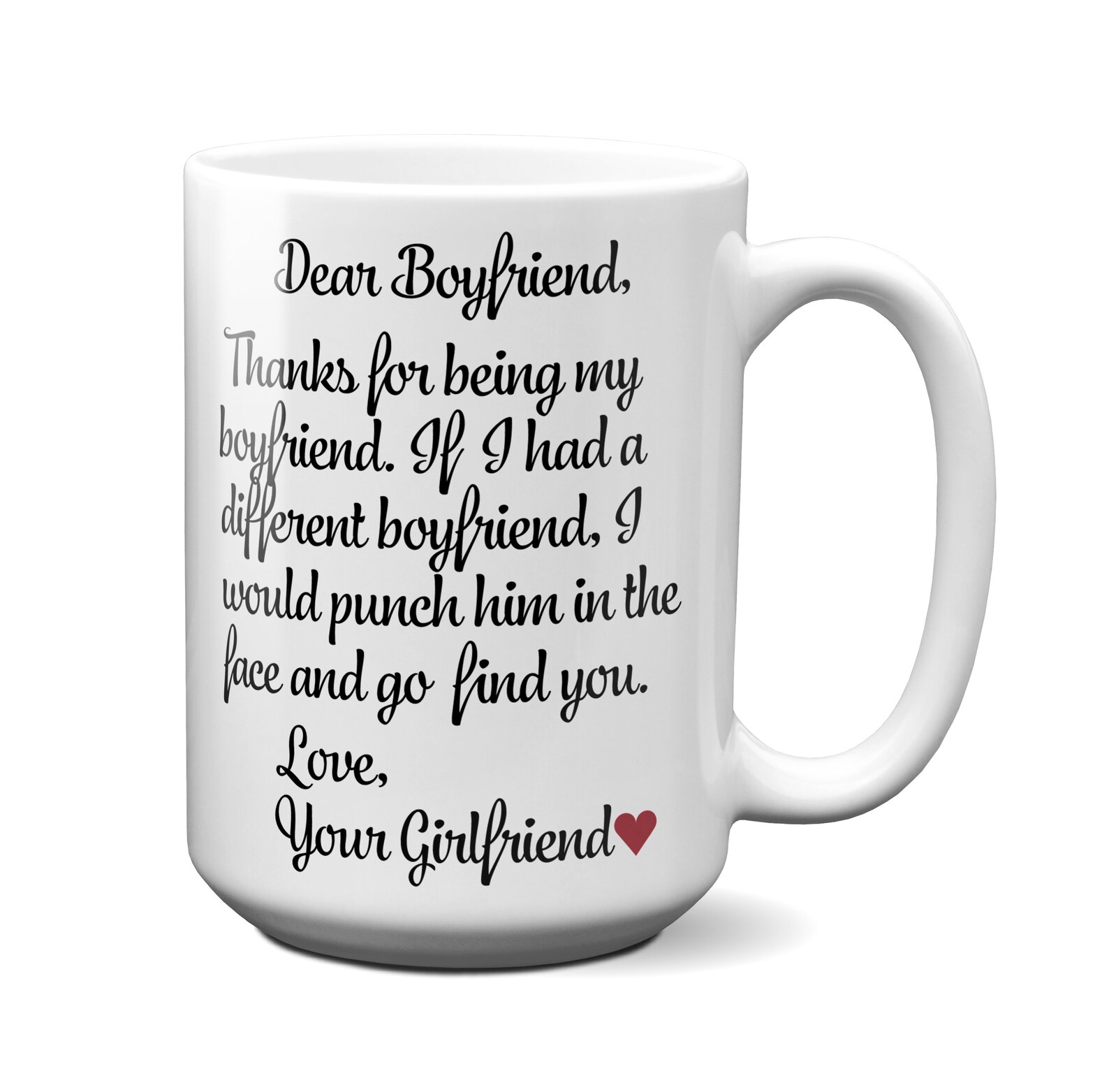 Gifts for Boyfriends Boyfriend Thank You Gift Funny Etsy
