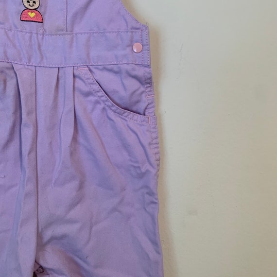 1990s Purple Fisher Price People Overalls Size 24… - image 6