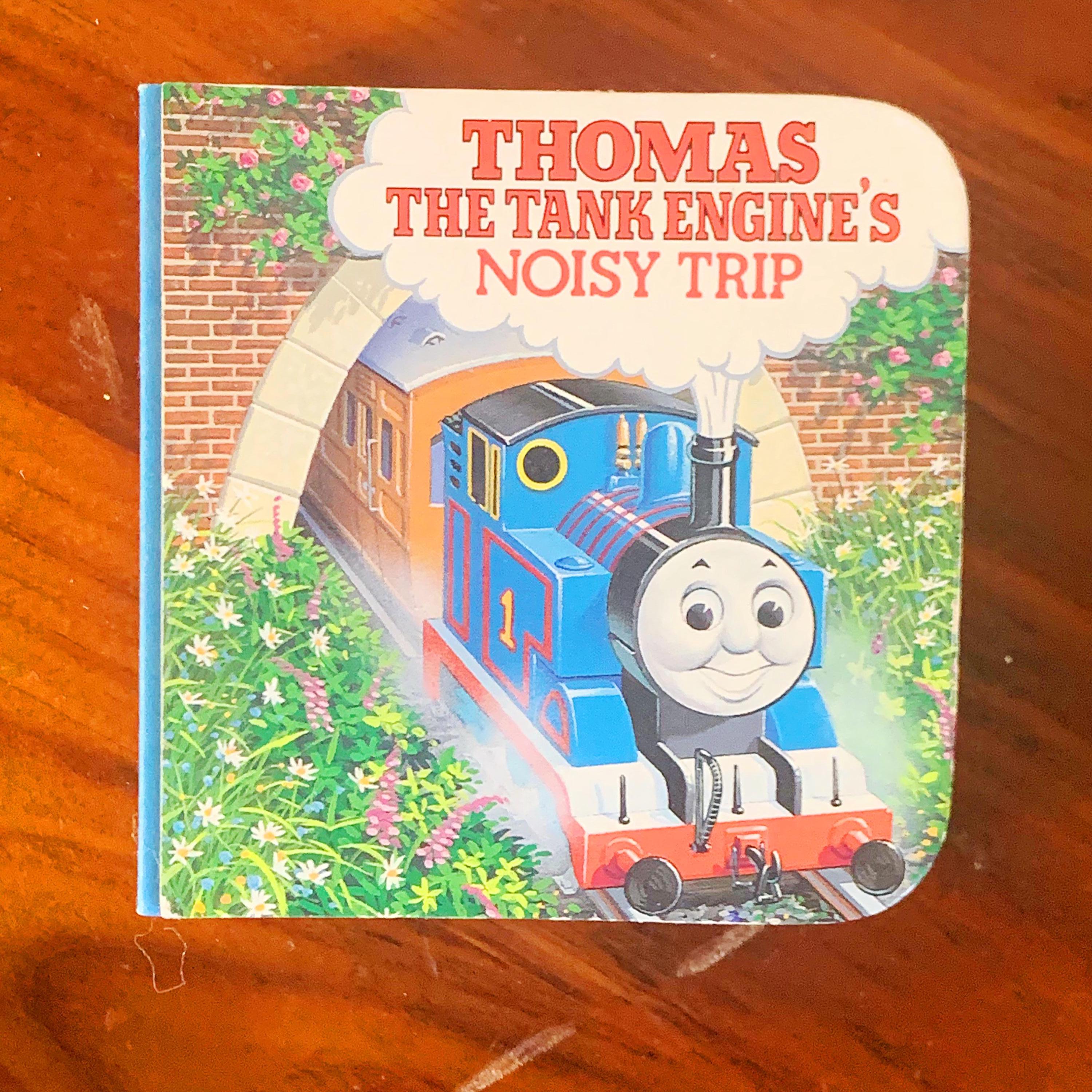 Vintage 1989 Thomas the Tank Engine's Noisy Trip Board Book - Etsy