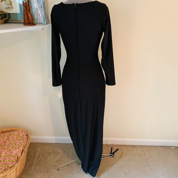 Vintage 70s Deadstock Black Miss Sandy of Califor… - image 2