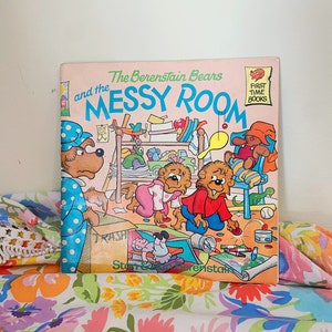 Vintage 80s Berenstain Bears Messy Room Paperback Book