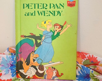Vintage 1981 Disney's Peter Pan and Wendy Book