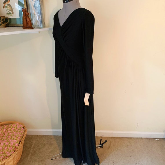 Vintage 70s Deadstock Black Miss Sandy of Califor… - image 4