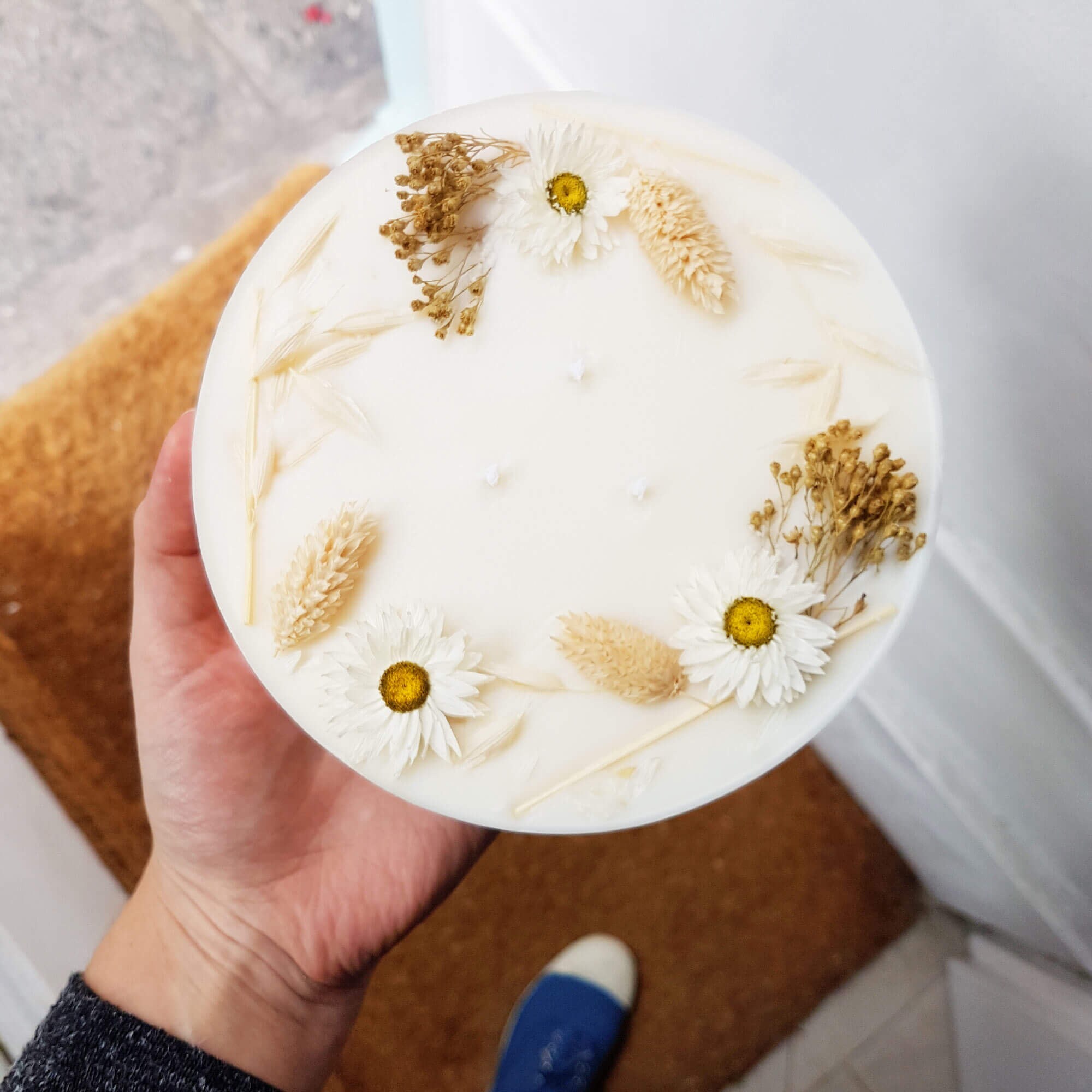 Bougie Fleurie Xxl 800 Ml - Queenie