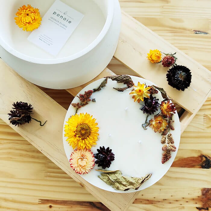 Bougie Fleurie Xxl 800 Ml - Autumn