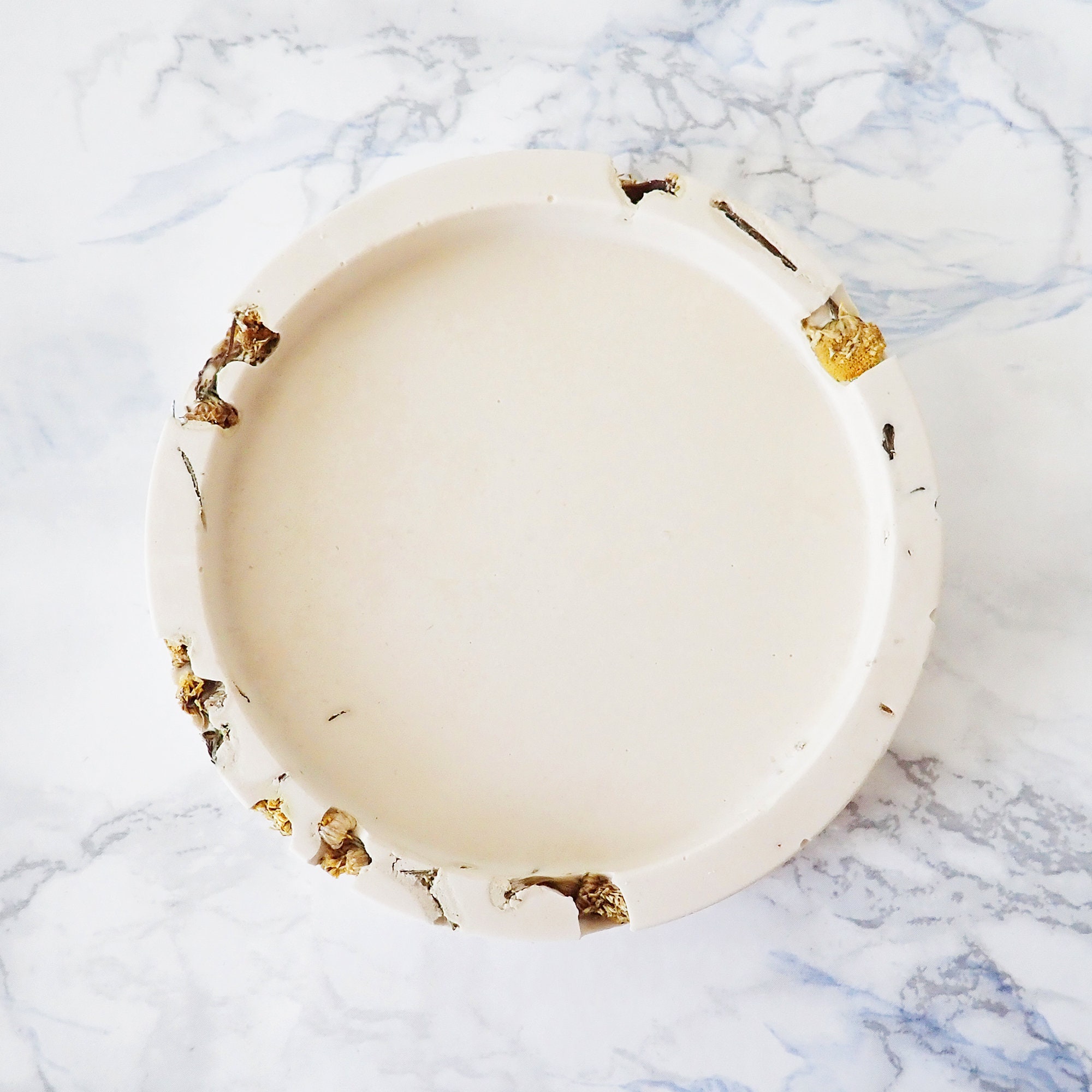 Support Bougie Roche Minérale, Camomille