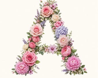 Florale Buchstaben
