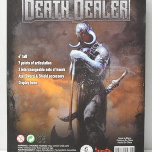 Monstarz Frank Frazetta's Death Dealer light armor deluxe 3.75 scale retro action figure. image 7