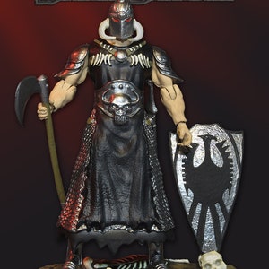 Monstarz Frank Frazetta's Death Dealer light armor deluxe 3.75 scale retro action figure. image 1