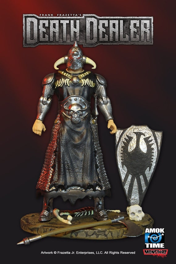 Monstarz Frank Frazetta's Death Dealer Heavy Armor Deluxe 3.75