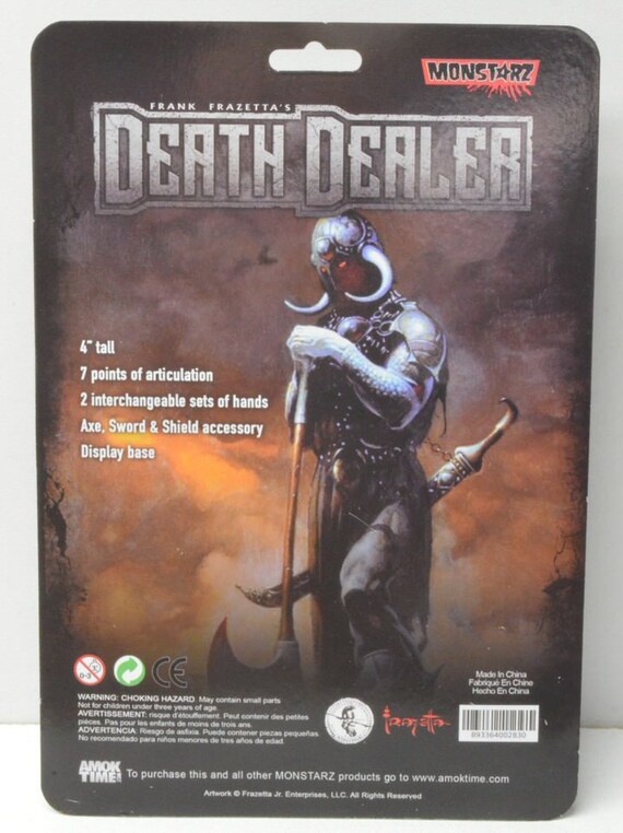 Monstarz Frank Frazetta's Death Dealer Heavy Armor Deluxe 3.75