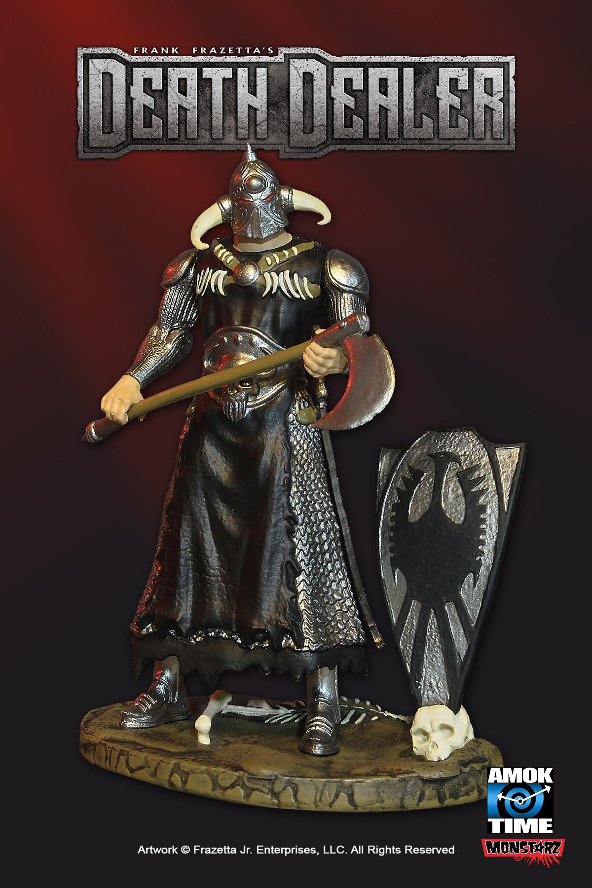 Monstarz Frank Frazetta's Death Dealer Heavy Armor Deluxe 3.75