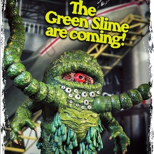The Green Slime 3.75&quot; Scale Retro Action Figure