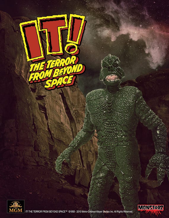 IT! THE TERROR FROM BEYOND スペースエイリアン グリーン 3.75インチ