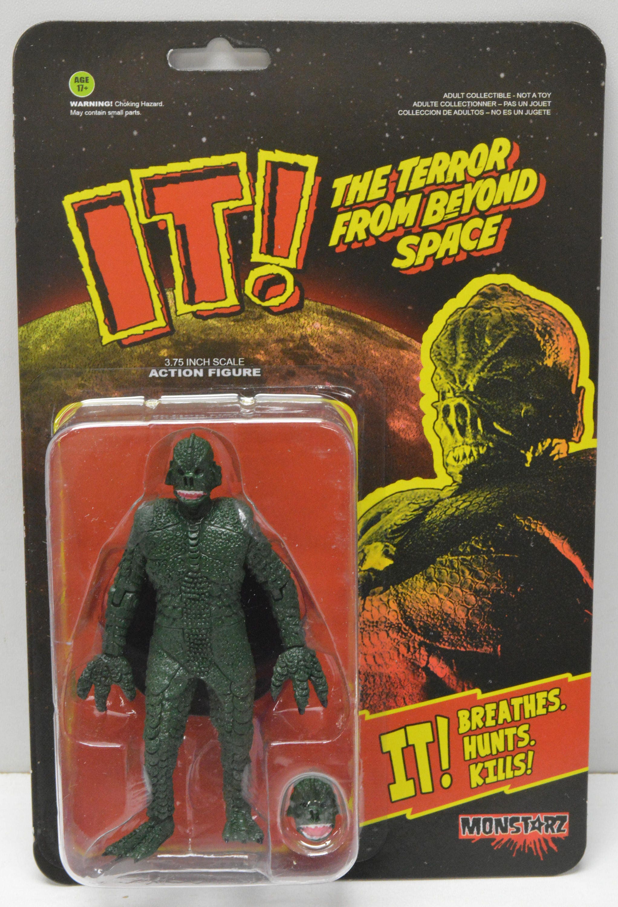 SF・ファンタジー・ホラー MOORE CREATIONS Action Figure Base IT! the Terror From Beyond Space Alien Green 3.75