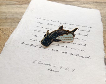 Pre-order**** in stock July 13th**** Whale shark enamel pin- 2018 Convention of Jehovah's Witnesses