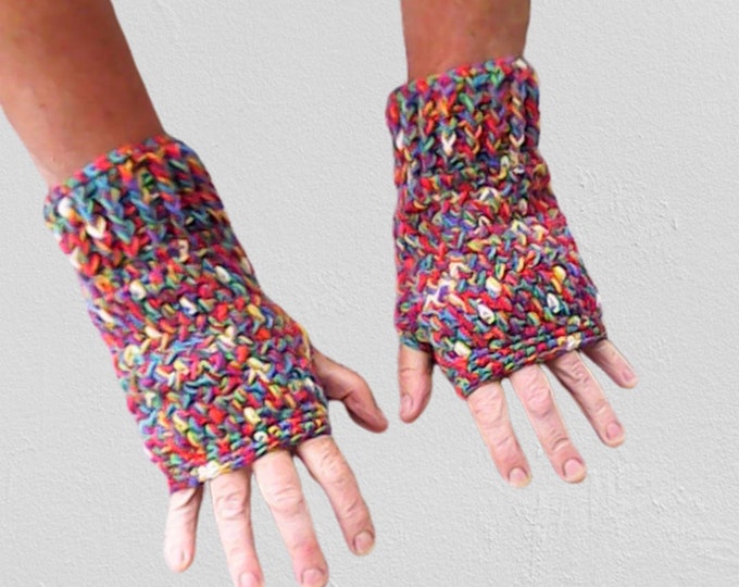 Handmade fingerless gloves crochet gloves fingerless gloves arm warmer women gloves