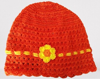 Summer Cotton Handmade Orange 