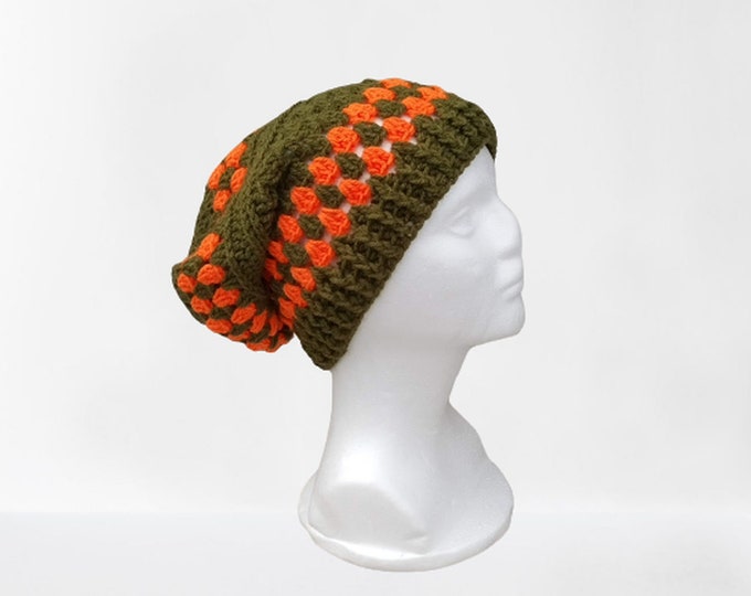 Unisex Wintermuts/Beanie, Crochet Warm Wool Hat