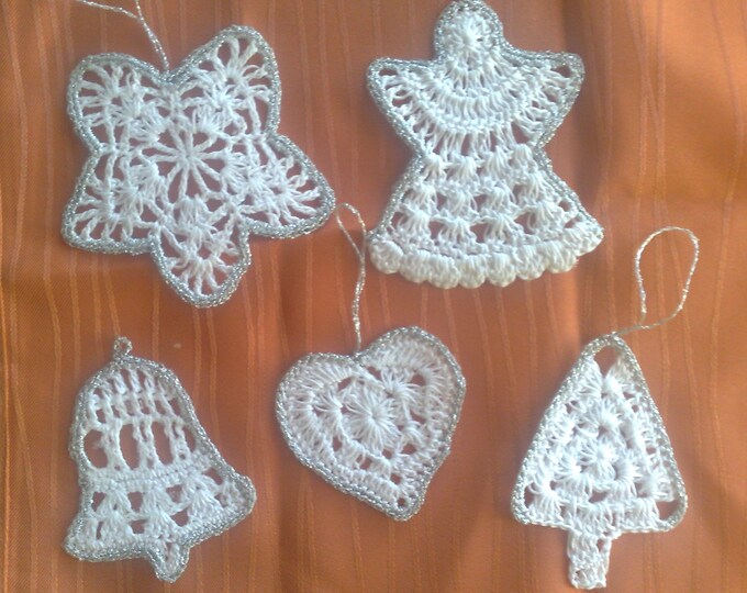 Crochet Christmas tree decorations 5 Christmas ornaments to decorate for your Christmas tree