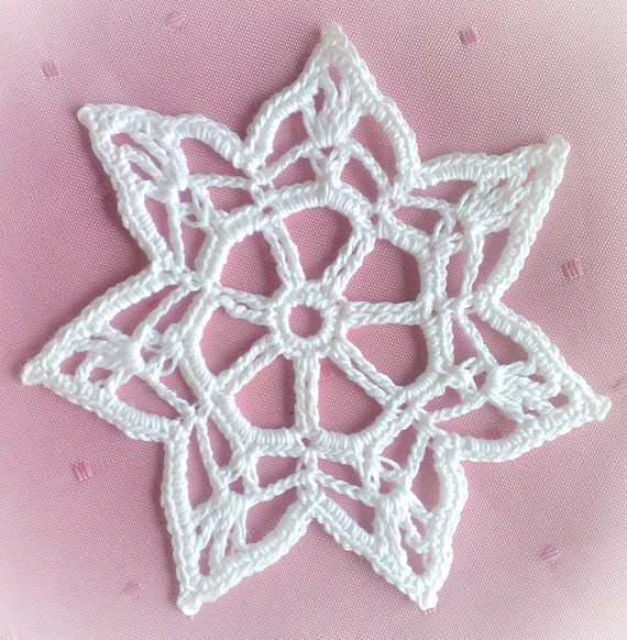 Christmas ornament Tree Hanging in white 4.1 "