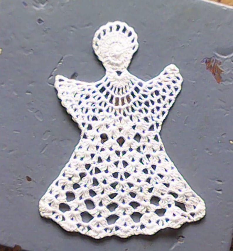 Crochet Christmas angel white crochet angel Christmas tree decoration Christmas decorations