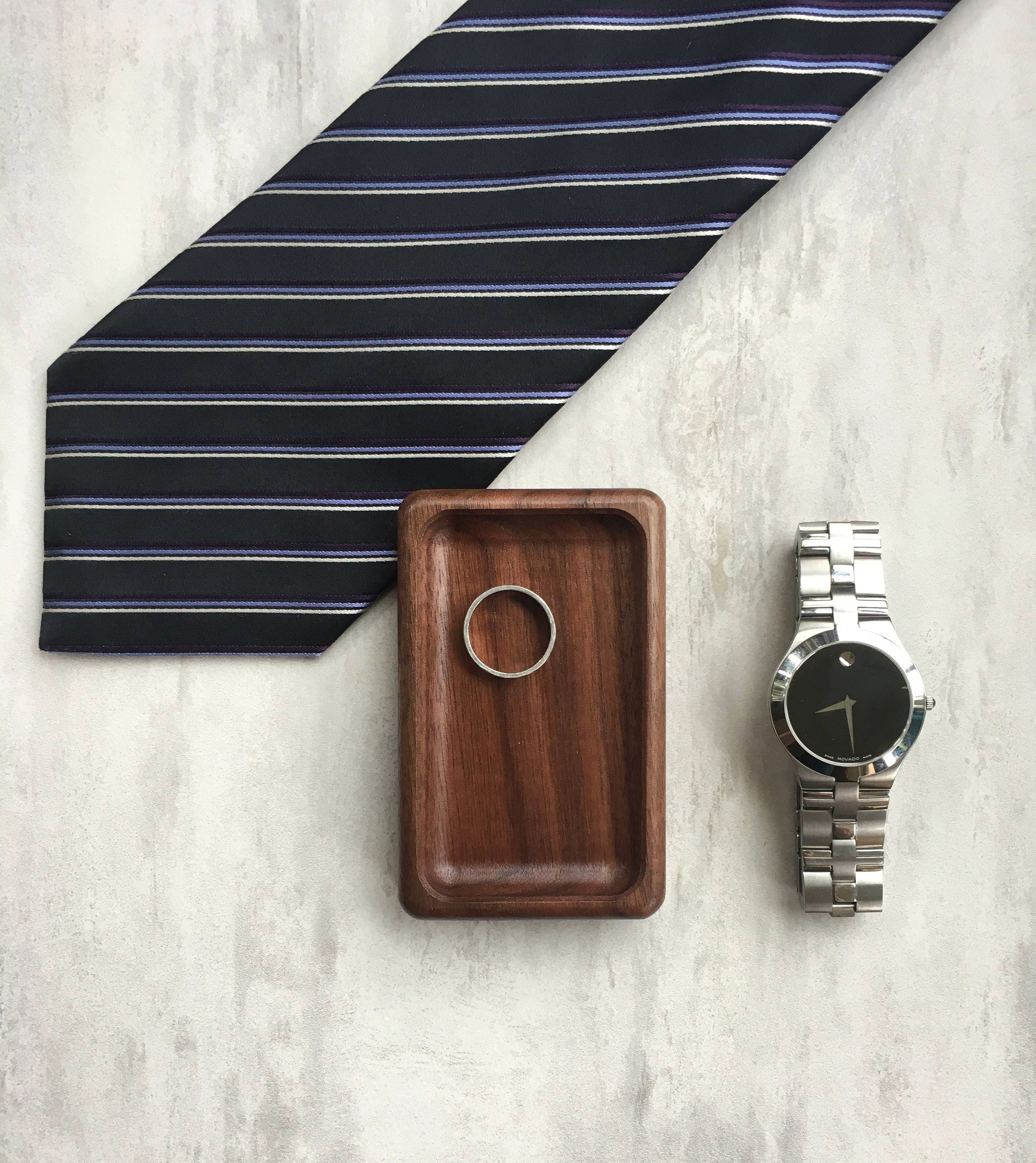 Ring Dish Men and Women Jewelry Dish Walnut Premium Etsy