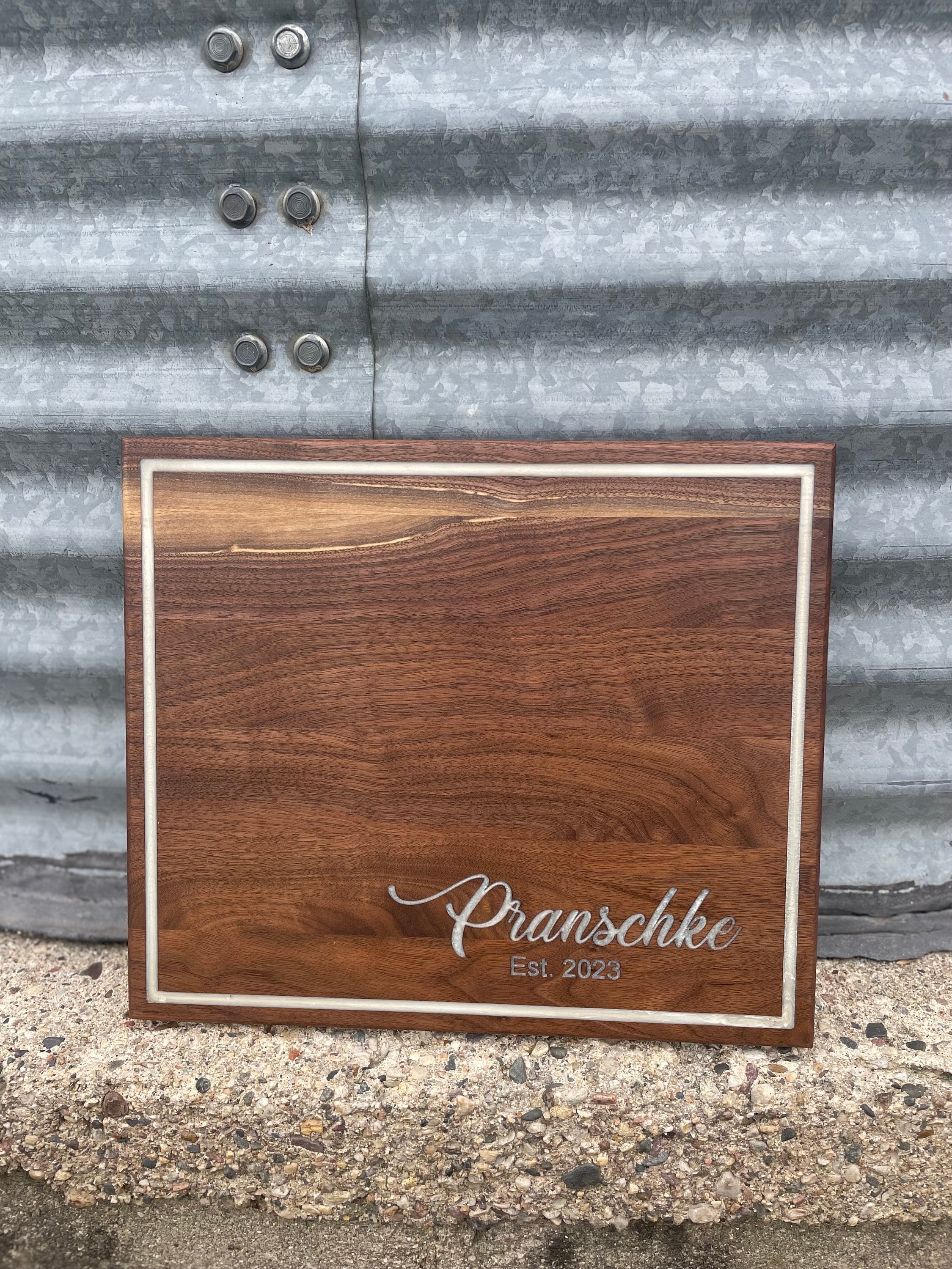 Custom Walnut Engraved Cutting Board