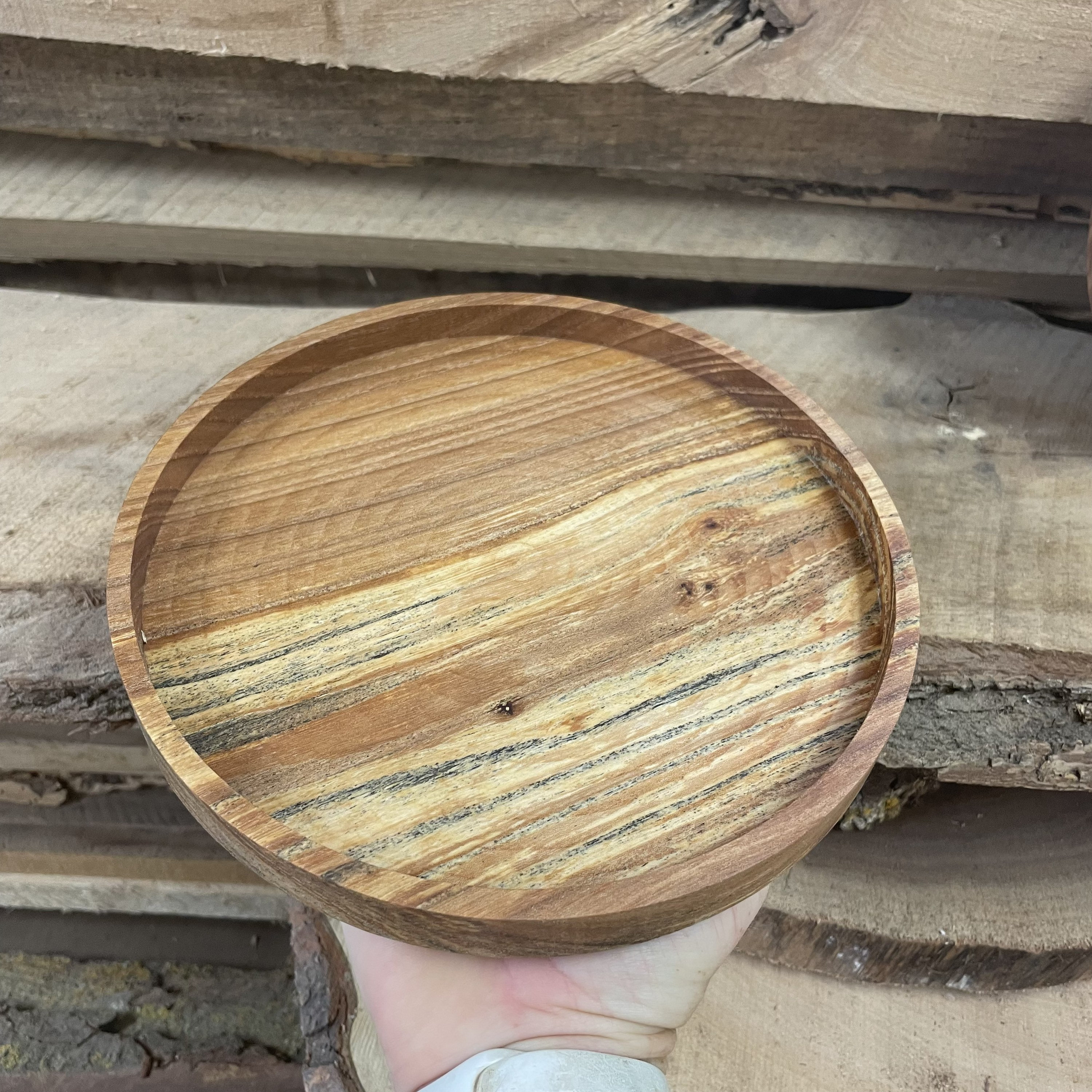 Shallow Elm Serving Bowl - Thumbnail 4
