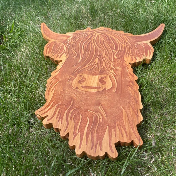 Highland Cow Charcuterie Board