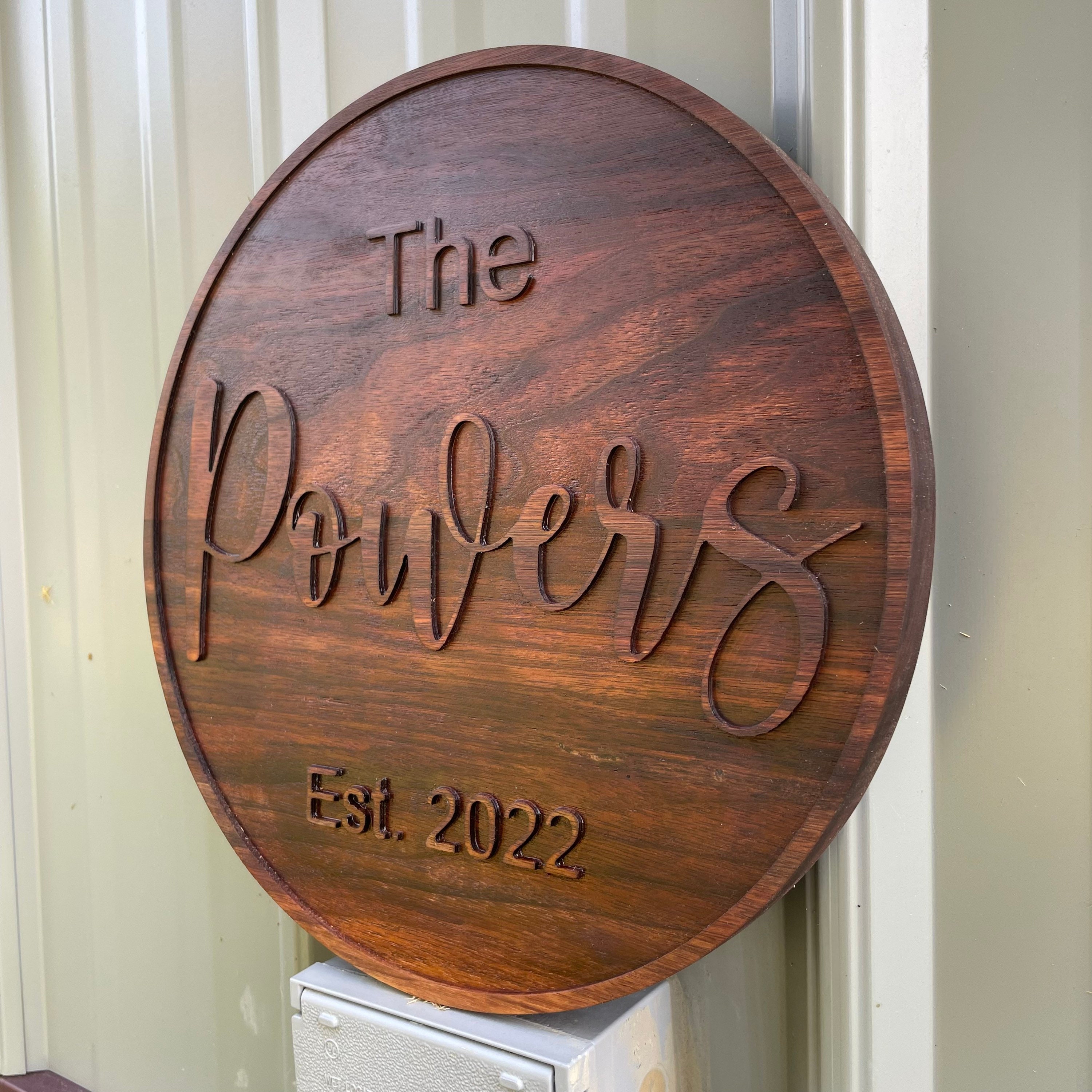 12” Customizable Last Name Sign - Thumbnail 2