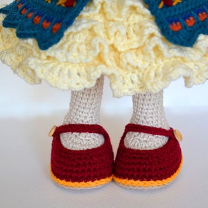 Crochet Amigurumi doll pattern PDF / crochet toy / girl image 6